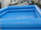 Διογκώσιμη πισίνα 8M*6M με τον αλεξίπυρο μουσαμά PVC για το υλικό οικογενειακών πισινών