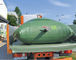 Πτυσσόμενο εμπορευματοκιβώτιο νερού οχημάτων, σκούρο πράσινο χρώμα δεξαμενή κύστεων νερού 3500 λίτρου