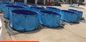 Τα αλεξίπυρα ψάρια μουσαμάδων 4000L τοποθετούν σε δεξαμενή με την μπλε ψαριών λιμνών σκαφών της γραμμής περιβαλλοντική δεξαμενή ψαριών PVC πτυσσόμενη