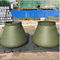 Υψηλής συχνότητας 5000L μουσαμάδων νερού δεξαμενών δεξαμενή αποθήκευσης νερού στρατού πράσινη στρατιωτική