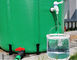 1000L SGS υπαίθριος μουσαμάς PVC βαρελιών αποθήκευσης όμβριων υδάτων πτυσσόμενος