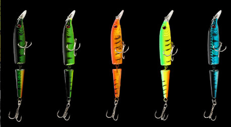 5 χρωμάτων 11CM/9.20g 6#Hooks τρισδιάστατο ματιών πλαστικό δολώματος πλήρες κολύμβησης θέλγητρο αλιείας στρώματος πολυ ενωμένο