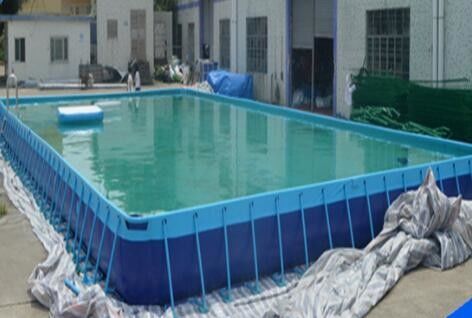 SGS 10M X 10M PVC πισίνα μεταλλικό πλαίσιο για καλοκαιρινό φουσκωτό