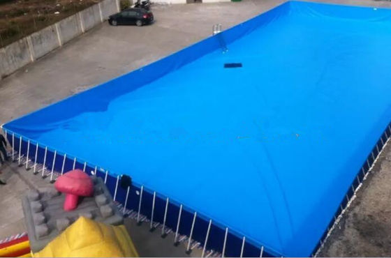 SGS 10M X 10M PVC πισίνα μεταλλικό πλαίσιο για καλοκαιρινό φουσκωτό