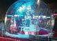 Σαφής γιγαντιαίος διογκώσιμος PVC παρουσιάζει σφαίρα, διογκώσιμη σφαίρα χιονιού για την προώθηση Χριστουγέννων