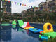 Δημοφιλή υπαίθρια διογκώσιμα επιπλέοντα παιχνίδια πάρκων νερού για το λούνα παρκ σπιτιών αναπήδησης ενηλίκων