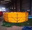 Tilapia μουσαμάδων PVC διαμέτρων 4m πτυσσόμενη ψαριών καλλιέργειας δεξαμενή ψαριών δεξαμενών πτυσσόμενη