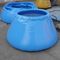 5500L φορητή δεξαμενή εκμετάλλευσης νερού δεξαμενών νερού δεξαμενών αποθήκευσης νερού μουσαμάδων PVC TPU μορφής κρεμμυδιών