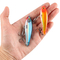 6 κέφαλος γάντζων χρωμάτων 7.5CM/8.6g 8#, πέρκα, πλαστικά θέλγητρα μολυβιών δολώματος αλιείας ABS γατόψαρων