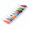 10 κέφαλος γάντζων χρωμάτων 5.7CM/4.4g 8#, πέρκα, πλαστικά θέλγητρα φοξίνων δολώματος αλιείας ABS γατόψαρων