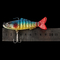 3 χρωμάτων 9CM/17g 6#Hooks τρισδιάστατο ματιών πλαστικό μαλακό δολώματος πλήρες κολύμβησης θέλγητρο αλιείας στρώματος πολυ ενωμένο