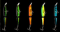 5 χρωμάτων 11CM/9.20g 6#Hooks τρισδιάστατο ματιών πλαστικό δολώματος πλήρες κολύμβησης θέλγητρο αλιείας στρώματος πολυ ενωμένο
