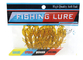 Μαλακό θέλγητρο 6 χρώματα 5.5CM 1.4g 10PCS/Bag αλιείας δολώματος σκουληκιών γαρίδων κρυστάλλου